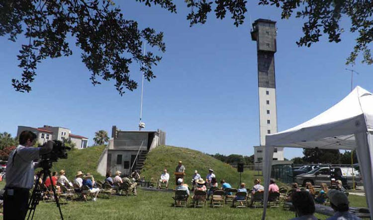 Volunteers and visitors marked the 50th anniversary of the lighthouse in 2012.